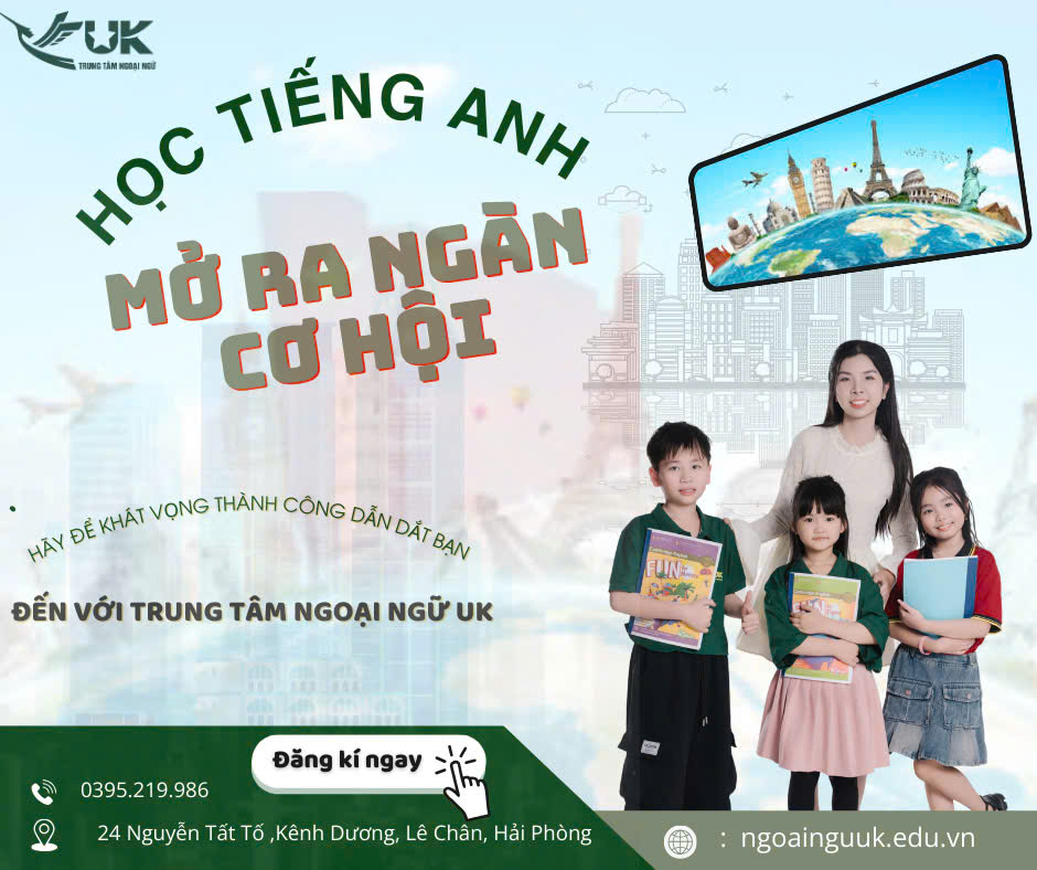 hoc tieng anh tai hai phong