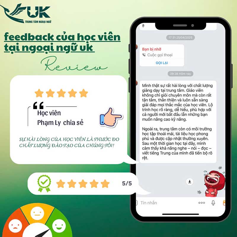 Vì sao chọn học tại Ngoại Ngữ UK